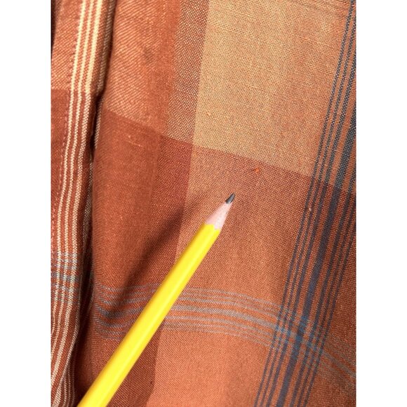 Geoffrey Beene Plaid Button Up Short Sleeve Casual Shirt Size XXL Read Notes - Picture 16 of 16